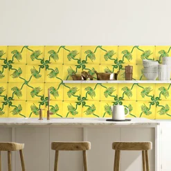 Francesco De Maio Piastrella policroma Van Gogh "Girasoli