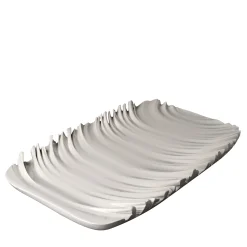 Bitossi Ceramiche Piatto Decorativo Bianco di Aldo Londi