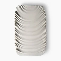 Bitossi Ceramiche Piatto Decorativo Bianco di Aldo Londi