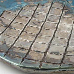 Design Center 1991 Piatto decorativo in ceramica Riflessi Veneziani di Nino Basso