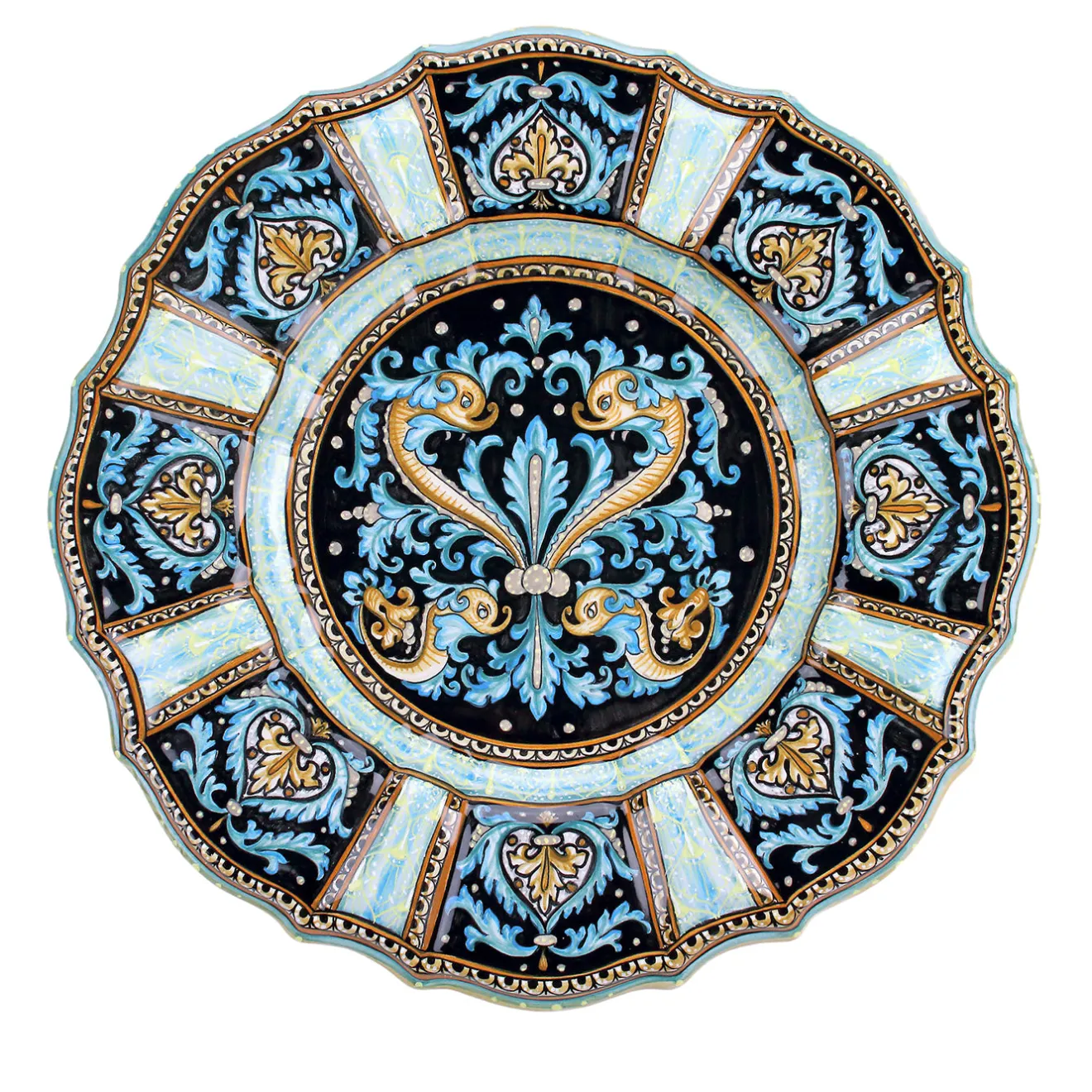 deBlona Piatto Decorativo Rotondo Dolphins