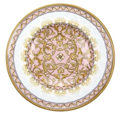 deBlona Piatto Decorativo Rotondo Pink Damask