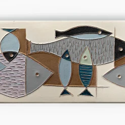 Bitossi Ceramiche Piatto di pesce di Aldo Londi