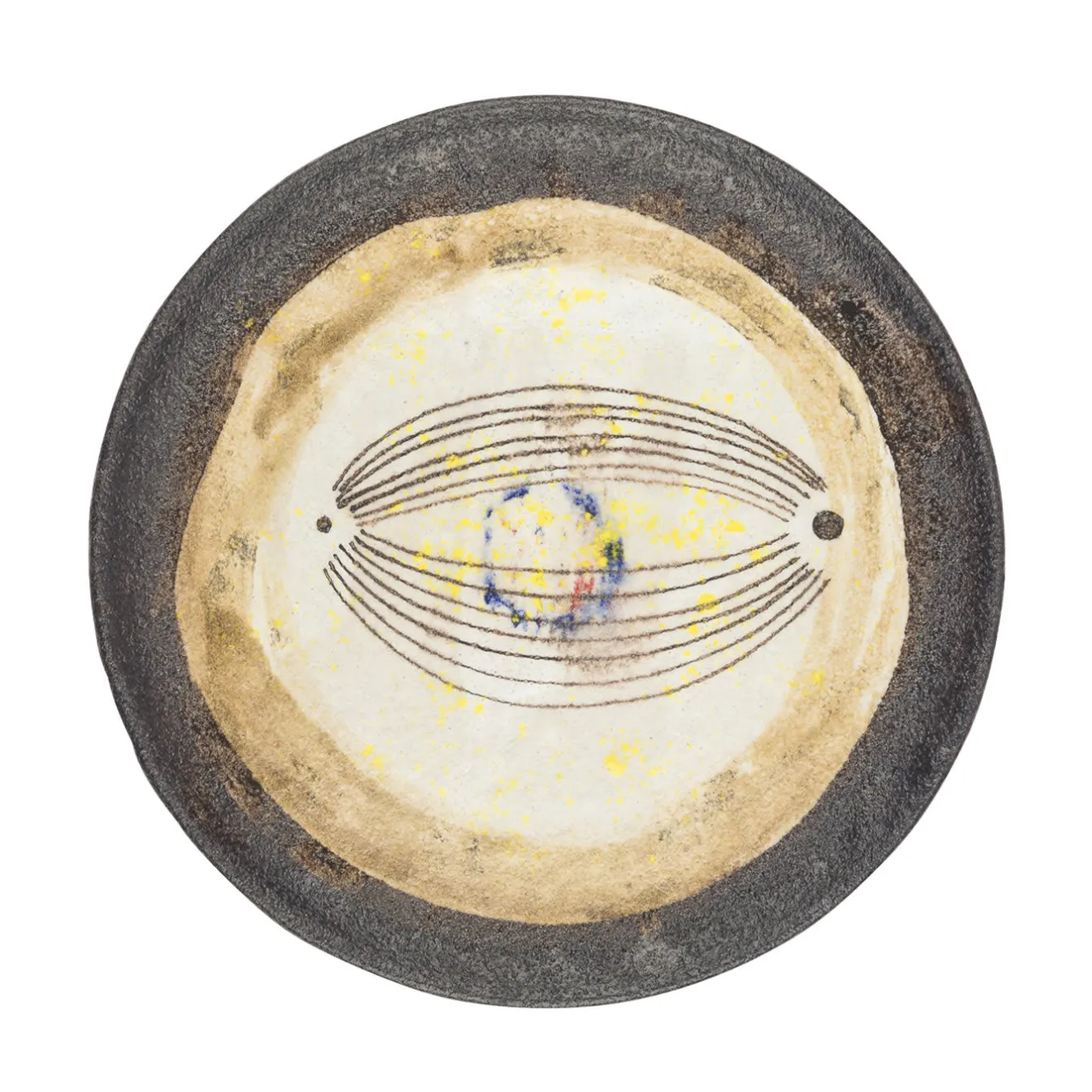 Pierfrancesco Solimene Piatto marrone Segni