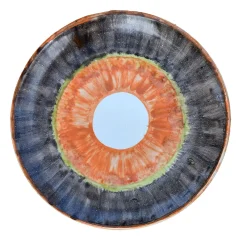 Artema Galli Piatto Peonia in Ceramica Policroma Dipinto a Mano #2