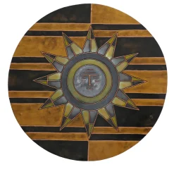 AV Metal Piatto Sole Al Centro con sfondo Sa Burra