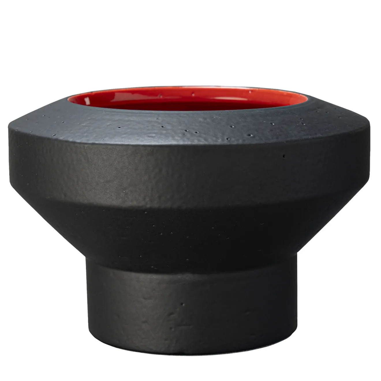 Bitossi Ceramiche Piccolo centrotavola nero di Arik Levy George