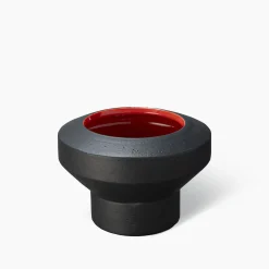 Bitossi Ceramiche Piccolo centrotavola nero di Arik Levy George