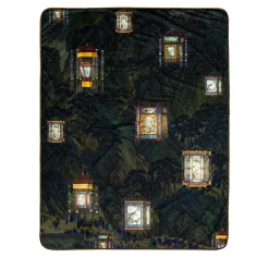 Grand Tour by Vito Nesta Plaid in velluto con Lanterne Cinesi