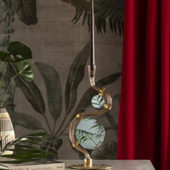 Aina Kari Porta Candela Double-Face The 4 Bridges over Canal Grande Color Caffè