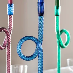 Aina Kari Portacandele a nodo blu veneziano