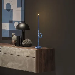 Aina Kari Portacandele a nodo blu veneziano