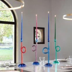 Aina Kari Portacandele a nodo blu veneziano