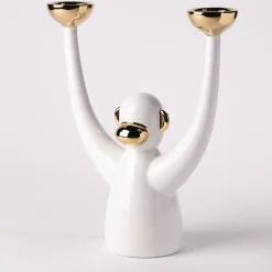 Andrea Maestri Portacandele bianco Zee