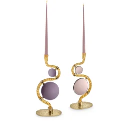 Aina Kari Portacandele Double-Face Oro