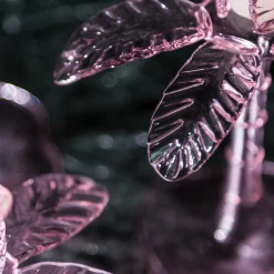 Grand Tour by Vito Nesta Portacandele grande in vetro soffiato rosa Las Palmas