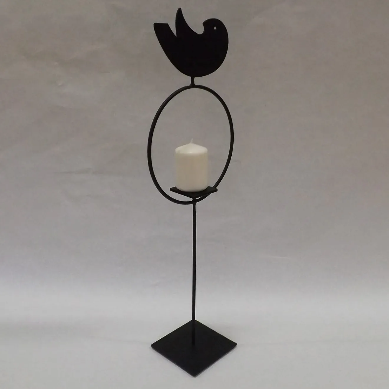 AV Metal Portacandele in metallo Uccellino B