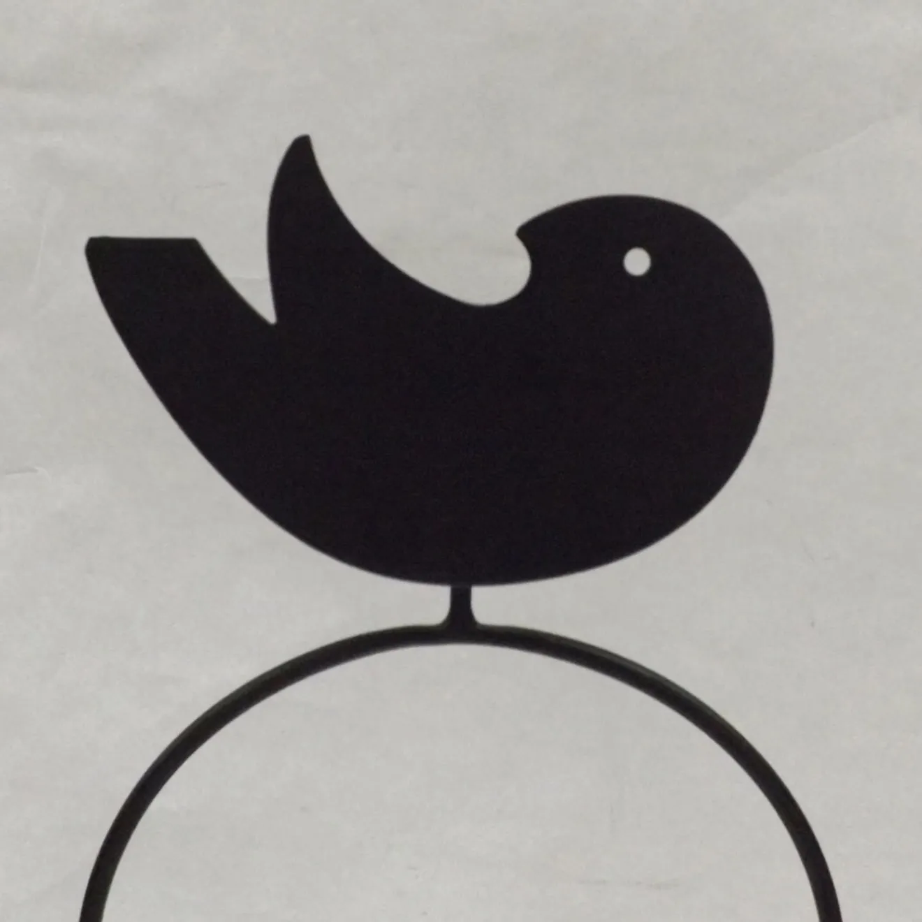 AV Metal Portacandele in metallo Uccellino B