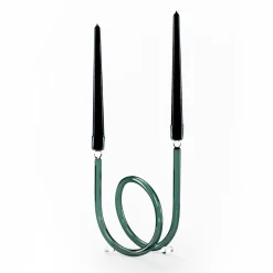 Casarialto Portacandele in vetro verde Dolce Vita