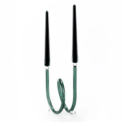 Casarialto Portacandele in vetro verde Dolce Vita