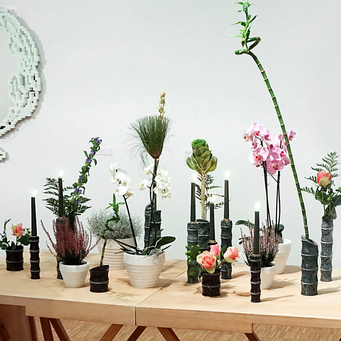 MMairo Portacandele Kadomatsu Verde Guatemala di Michele Chiossi