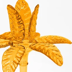 Grand Tour by Vito Nesta Portacandele Las Palmas medio in vetro soffiato arancione