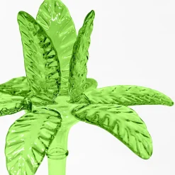 Grand Tour by Vito Nesta Portacandele Las Palmas medio in vetro soffiato verde