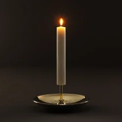 Ghidini 1961 Portacandele oro in ottone lucido di Studio Job