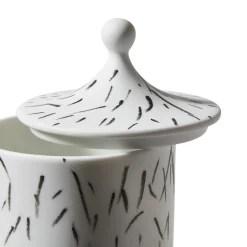 Cassina Portacandele Post Scriptum Black&White con coperchio di Formafantasma