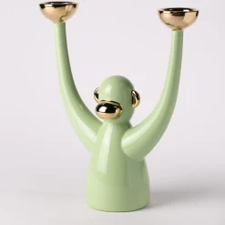 Andrea Maestri Portacandele verde Zoe