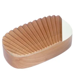 Portego Portagioie ovale Mini Portrait in legno di ciliegio