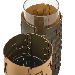 ADJ Style Portaombrelli Bottega Mustard/Olive di Ekaterina Borovkova