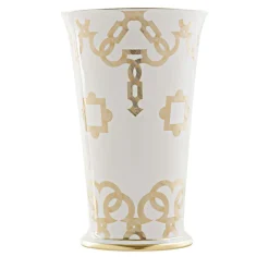 Le Porcellane Portaombrelli Tarsia bianco e oro