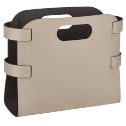 ADJ Style Portariviste in pelle Cappuccino e Cioccolato