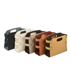 ADJ Style Portariviste in pelle Cappuccino e Cioccolato