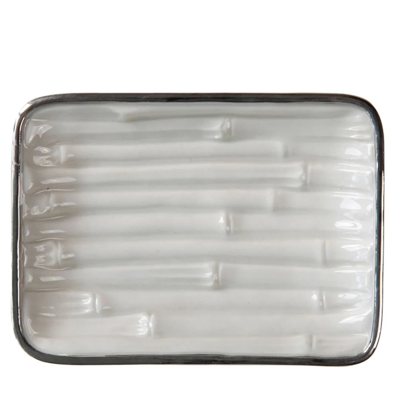 Villari PORTASAPONE IN BAMBÙ - BIANCO