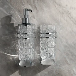 Il Paralume Marina Portaspazzolino con motivo a cerchio