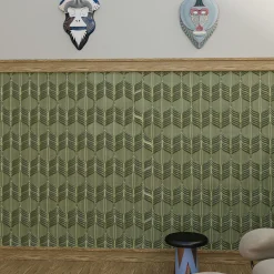 Bosa Primati Maschera Mandrillus Azzurro lucido con dettagli in metallo Scultura da parete di Elena Salmistraro