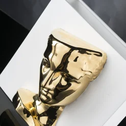 VGnewtrend Psiche di Capua Vaso bianco e oro