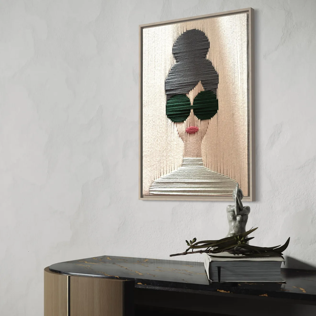 Kubel Design Ritratto Arazzo multicolore #3