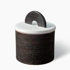 Bitossi Ceramiche Scatola Decorativa della Serie Tagliata di Aldo Londi