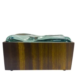 Ghirò Studio Scatola decorativa in cristallo e bois de Rosewood