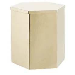 Bronzetto Scatola esagonale in ottone