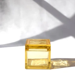 Studio Bojola Scatola Gialla In Cristallo Palmi