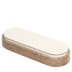 Giobagnara Scatola grande in pelle e marmo Giza #2