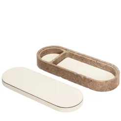 Giobagnara Scatola grande in pelle e marmo Giza #2