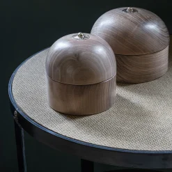 Piccoli Smalti Scatola Maxi in Legno di Castagno Forget-Me-Not