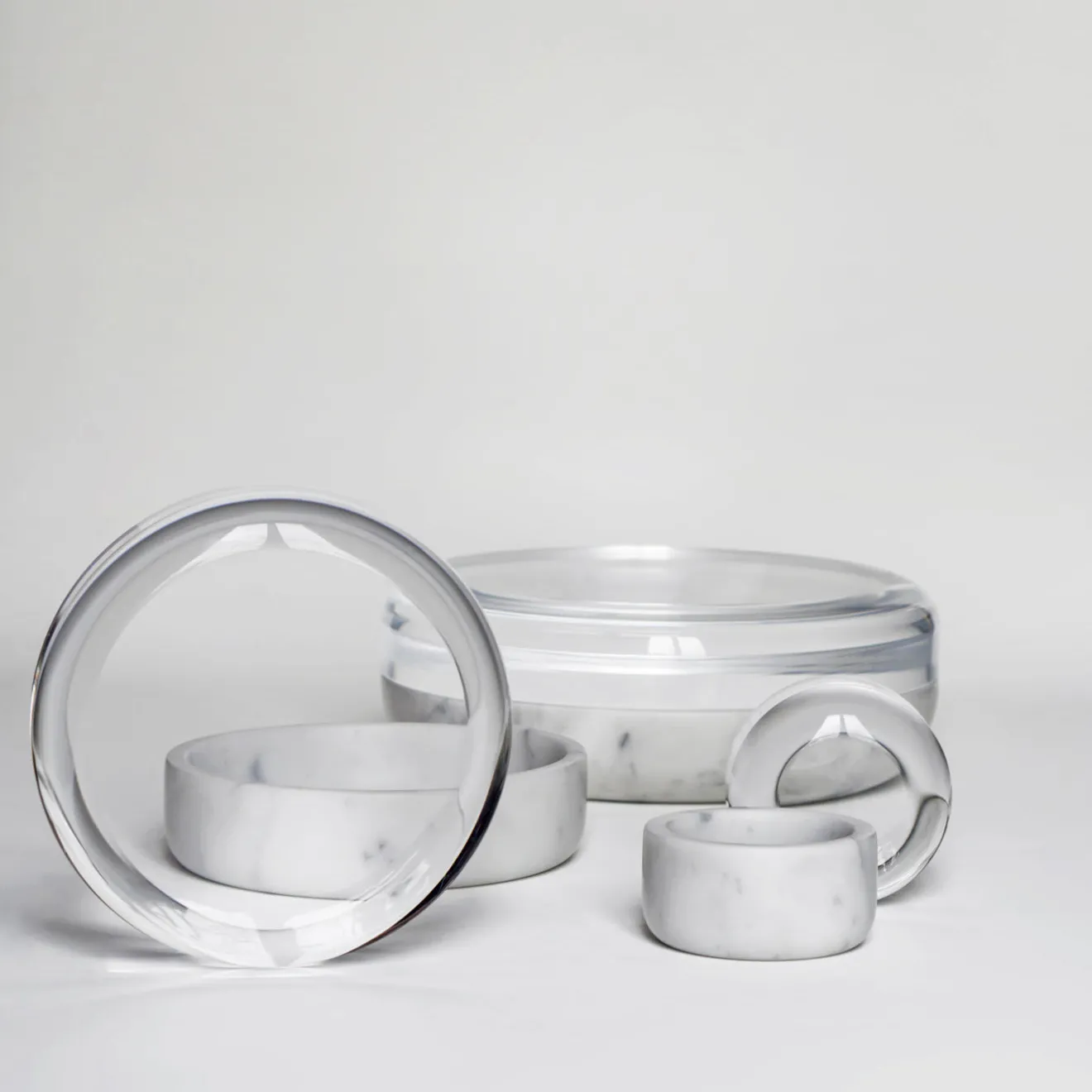 Gumdesign Scatola portagioie grande in marmo Disgelo