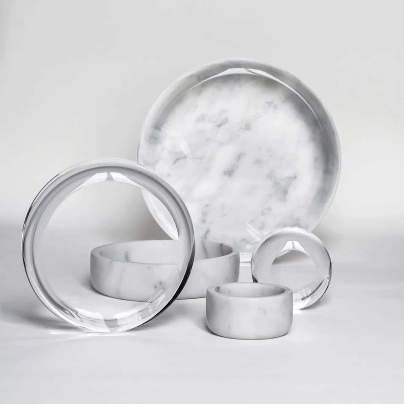 Gumdesign Scatola portagioie grande in marmo Disgelo