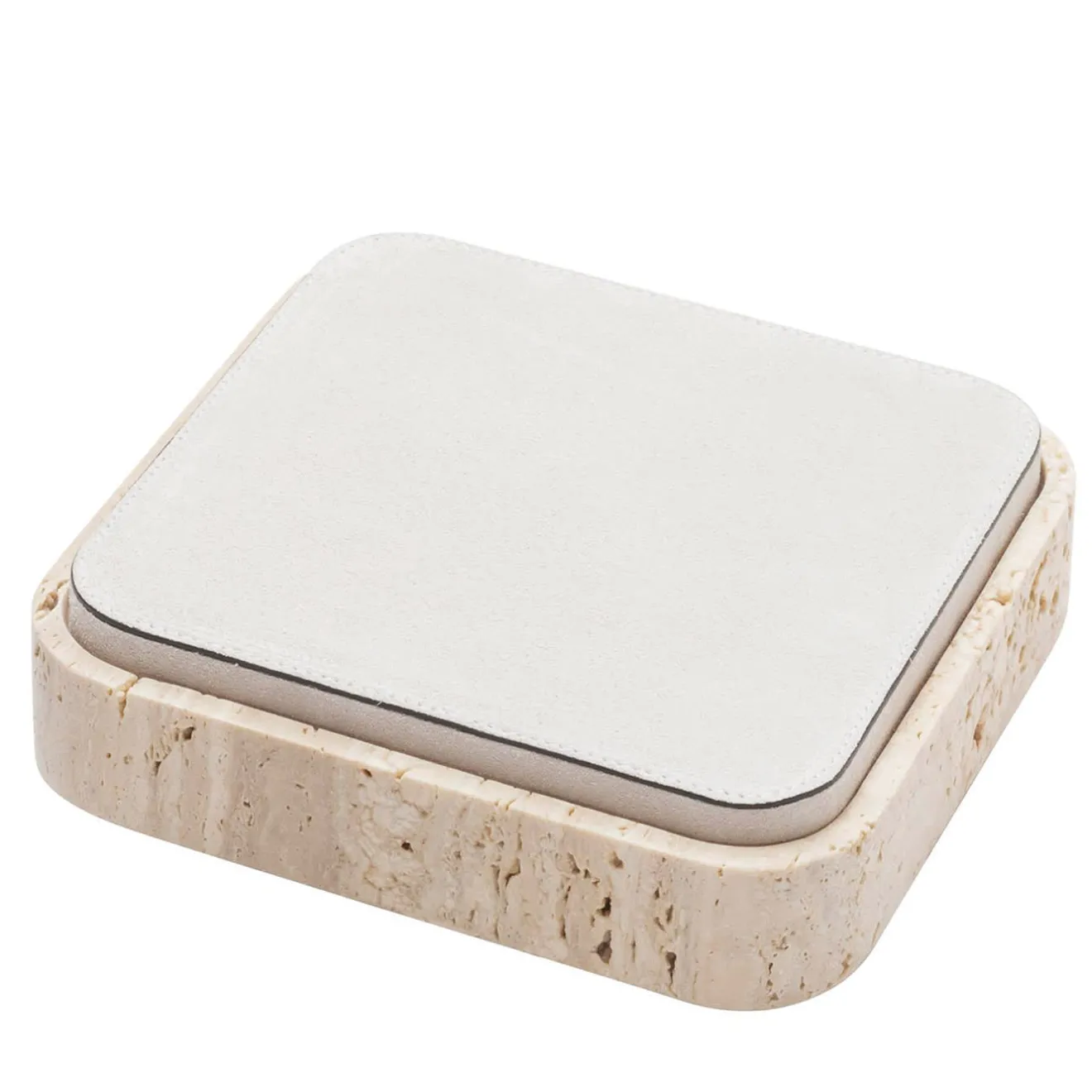 Giobagnara Scatola quadrata in pelle e marmo Giza #11